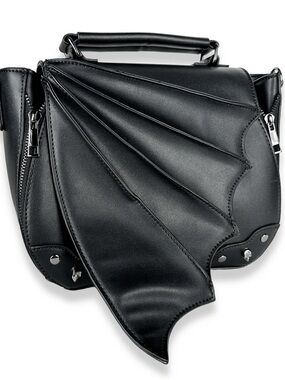 Wicked Misfit Bat wing convertible handbag